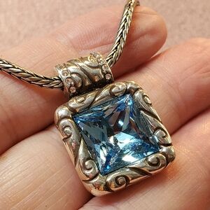 Brighton Regina Blue Stone Necklace